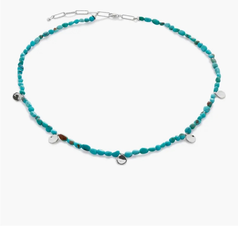 MONICA VINADER Rio Turquoise Bead Necklace